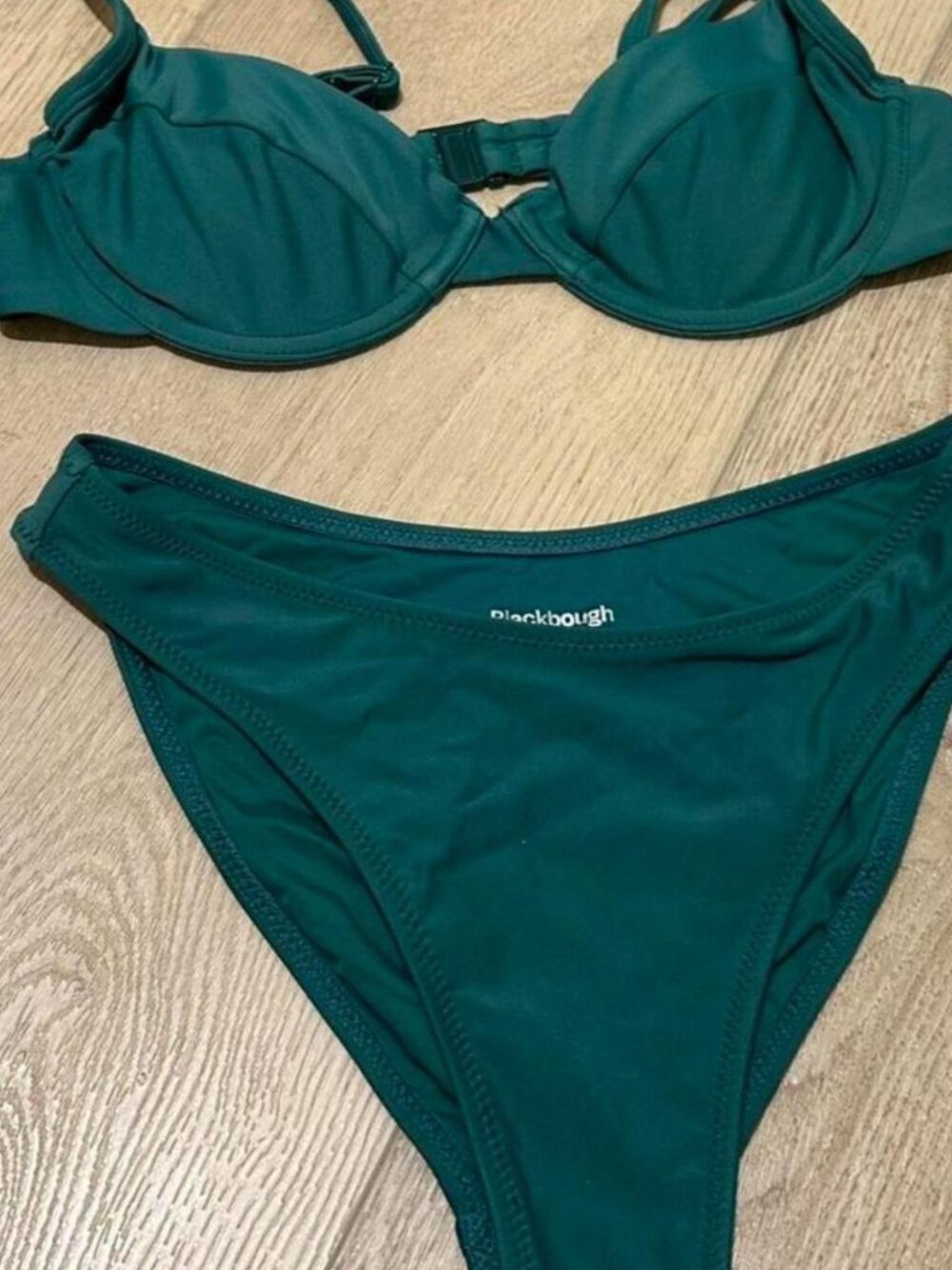 Blackbough Swim Women's Green Underwire Bikini